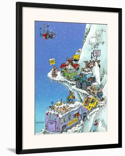 Ski Fever-Gary Patterson-Framed Giclee Print