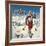 Ski fond-Bruno Pozzo-Framed Art Print