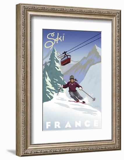 Ski France-Kem Mcnair-Framed Giclee Print