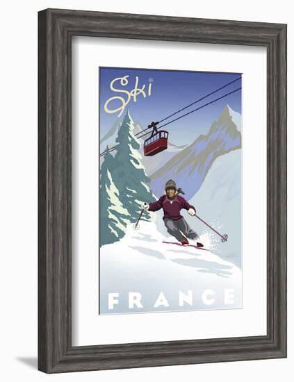 Ski France-Kem Mcnair-Framed Giclee Print