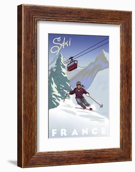 Ski France-Kem Mcnair-Framed Giclee Print