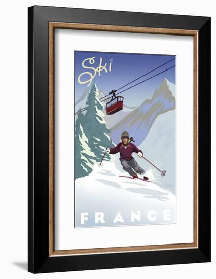 Ski France-Kem Mcnair-Framed Giclee Print