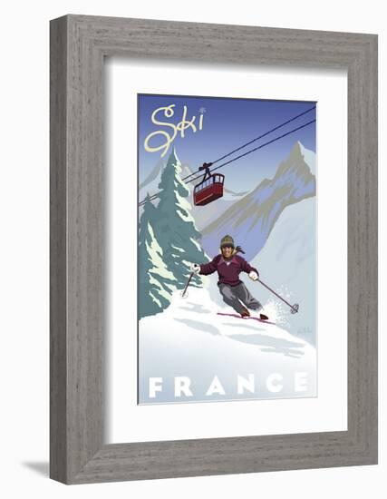 Ski France-Kem Mcnair-Framed Giclee Print