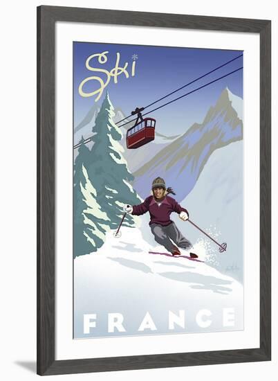 Ski France-Kem Mcnair-Framed Giclee Print