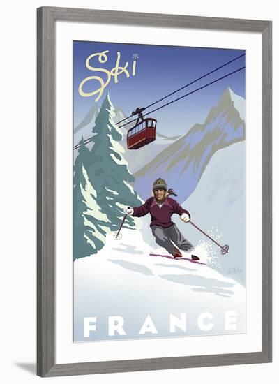 Ski France-Kem Mcnair-Framed Giclee Print