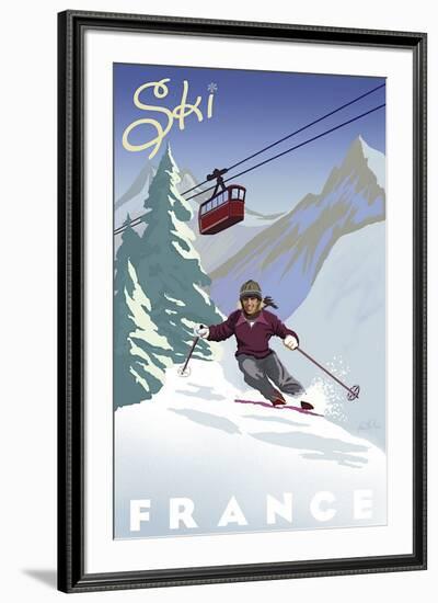 Ski France-Kem Mcnair-Framed Giclee Print