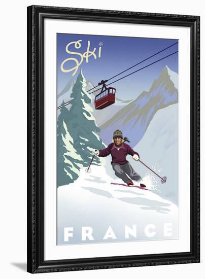 Ski France-Kem Mcnair-Framed Giclee Print