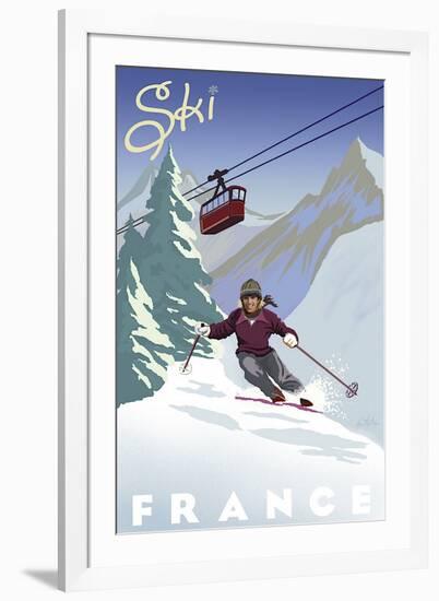 Ski France-Kem Mcnair-Framed Giclee Print