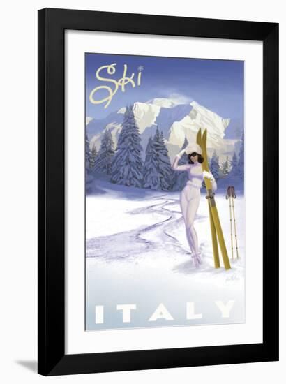 Ski Italy-Kem Mcnair-Framed Art Print