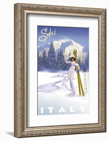 Ski Italy-Kem Mcnair-Framed Giclee Print