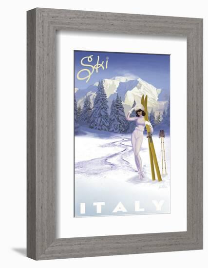 Ski Italy-Kem Mcnair-Framed Giclee Print