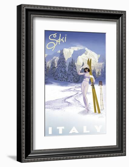 Ski Italy-Kem Mcnair-Framed Giclee Print