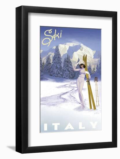 Ski Italy-Kem Mcnair-Framed Art Print