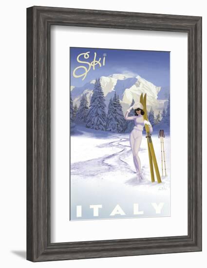 Ski Italy-Kem Mcnair-Framed Art Print