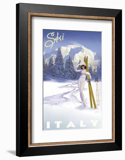 Ski Italy-Kem Mcnair-Framed Art Print