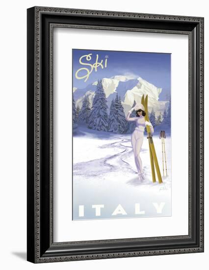 Ski Italy-Kem Mcnair-Framed Art Print