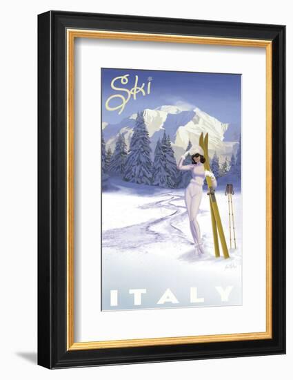 Ski Italy-Kem Mcnair-Framed Art Print