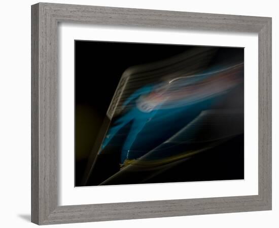 Ski Jumper in Action, Torino, Italy-Chris Trotman-Framed Photographic Print