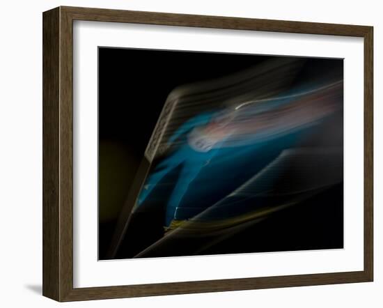 Ski Jumper in Action, Torino, Italy-Chris Trotman-Framed Photographic Print