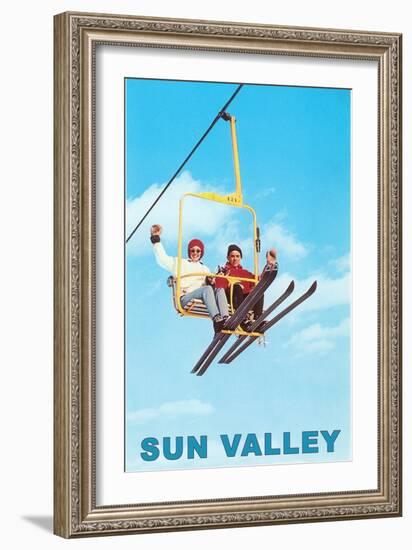 Ski Lift, Sun Valley, Idaho-null-Framed Art Print