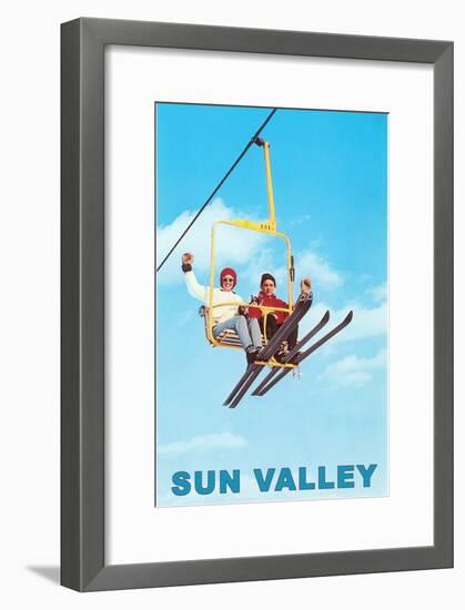 Ski Lift, Sun Valley, Idaho-null-Framed Art Print