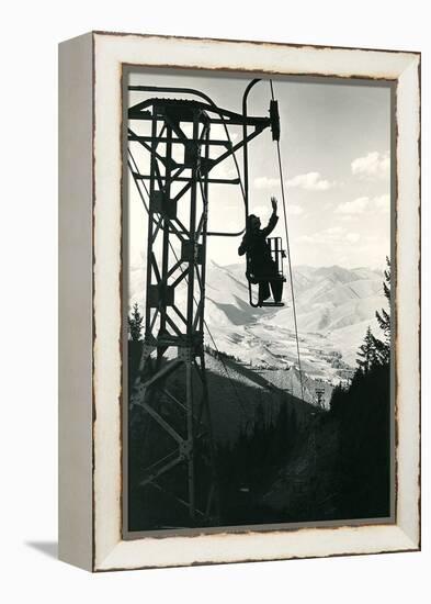 Ski Lift, Sun Valley-null-Framed Stretched Canvas
