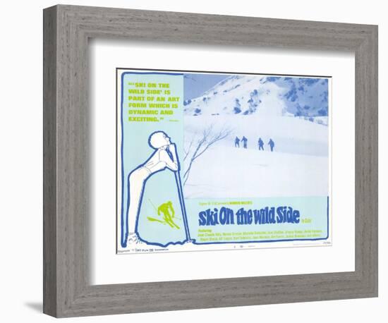 Ski on the Wild Side, 1967-null-Framed Premium Giclee Print