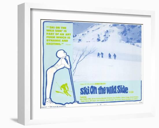 Ski on the Wild Side, 1967-null-Framed Art Print