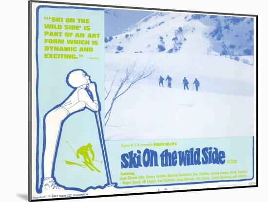 Ski on the Wild Side, 1967-null-Mounted Art Print