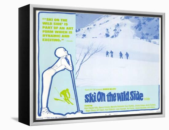 Ski on the Wild Side, 1967-null-Framed Stretched Canvas