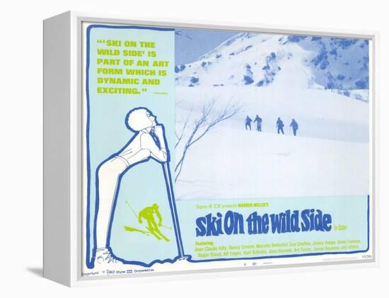 Ski on the Wild Side, 1967-null-Framed Stretched Canvas