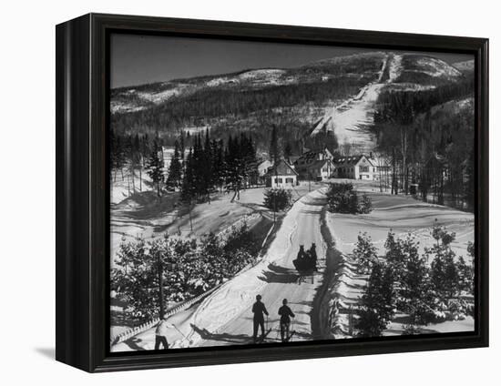 Ski Resort on Mont Tremblant in the Province of Quebec-Alfred Eisenstaedt-Framed Premier Image Canvas