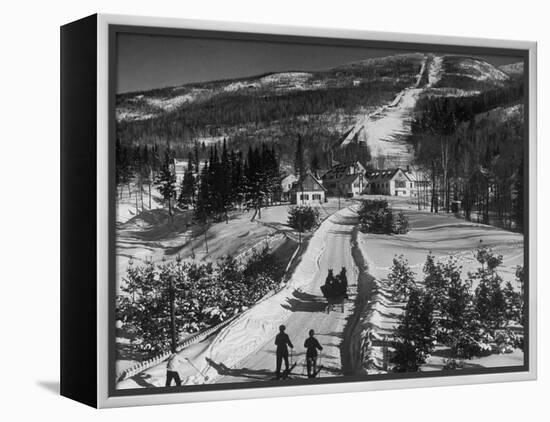 Ski Resort on Mont Tremblant in the Province of Quebec-Alfred Eisenstaedt-Framed Premier Image Canvas