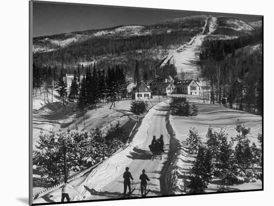Ski Resort on Mont Tremblant in the Province of Quebec-Alfred Eisenstaedt-Mounted Photographic Print