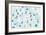 Ski Resort Pattern with Snowboarders and Skiers-Popmarleo-Framed Art Print