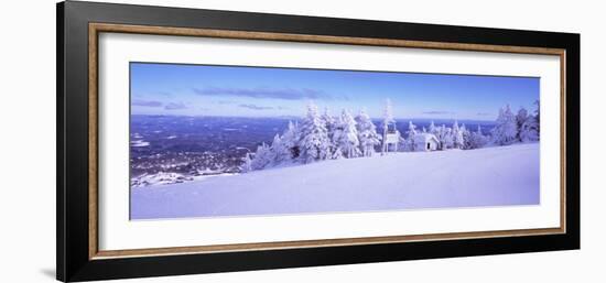 Ski Resort, Stratton Mountain Resort, Stratton, Windham County, Vermont, USA-null-Framed Photographic Print