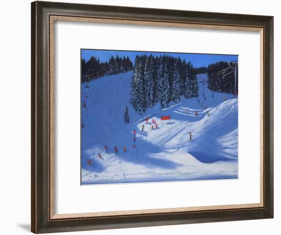 Ski School, Morzine, 2014-Andrew Macara-Framed Giclee Print