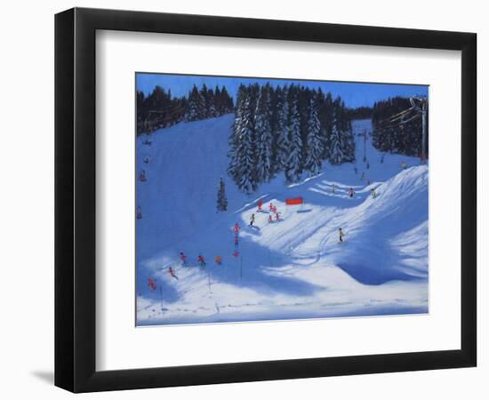 Ski School, Morzine, 2014-Andrew Macara-Framed Giclee Print