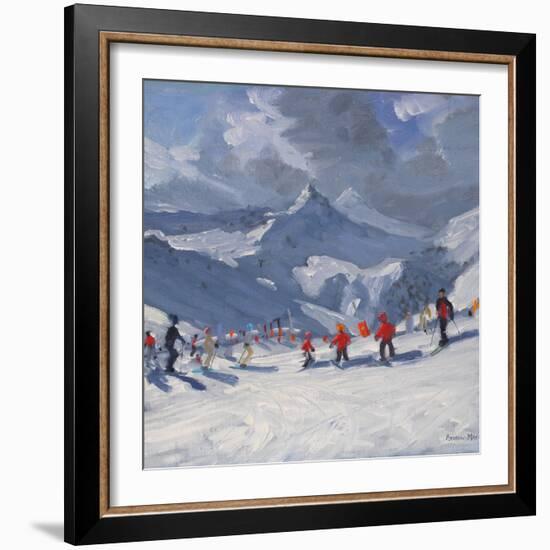 Ski School, Tignes, 2009-Andrew Macara-Framed Giclee Print