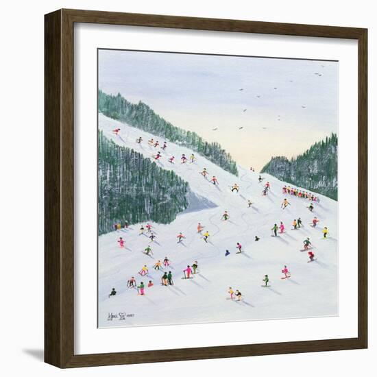 Ski-Vening, 1995-Judy Joel-Framed Giclee Print