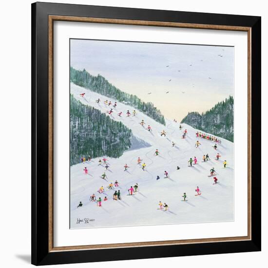 Ski-Vening, 1995-Judy Joel-Framed Giclee Print