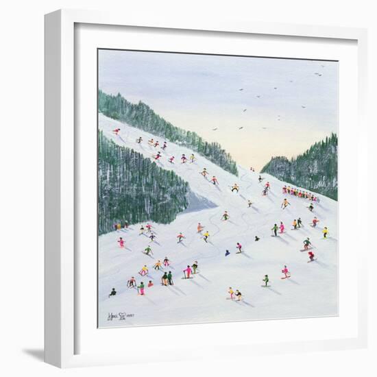 Ski-Vening, 1995-Judy Joel-Framed Giclee Print