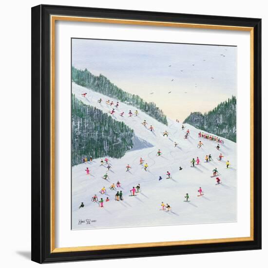 Ski-Vening, 1995-Judy Joel-Framed Giclee Print