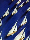 "Sailboat Regatta," June 29, 1940-Ski Weld-Giclee Print