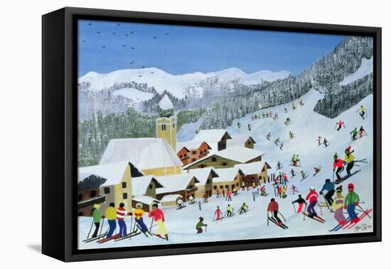 Ski Whizzz!, 1991-Judy Joel-Framed Premier Image Canvas