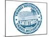 Skiathos Stamp-radubalint-Mounted Art Print