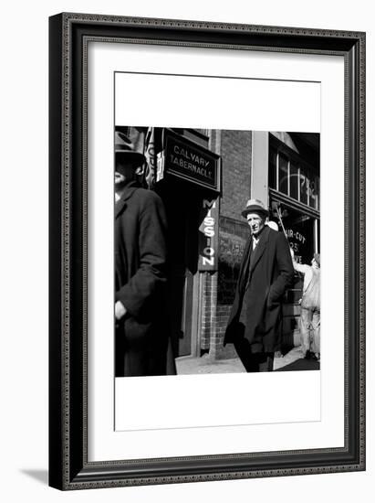 Skid Row-Dorothea Lange-Framed Art Print