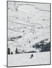 Skier at Jackson Hole Ski, Jackson Hole, Wyoming, United States of America, North America-Kimberly Walker-Mounted Photographic Print