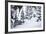 Skier Drops An Air In The Backcountry Near Mount Baker Ski Area During A Huge Winter Storm Cycle-Jay Goodrich-Framed Photographic Print