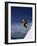 Skier Flying Downhill-null-Framed Photographic Print